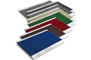 Högpresterande matta Profi Brush | Dörrmatta av aluminium | robusta nylonborstar