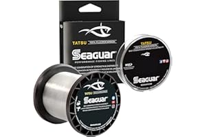 Seaguar Tatsu, stark und geschmeidig, Premium, 100% Fluorkohlenstoff-Performance-Angelschnur, praktisch unsichtbar.