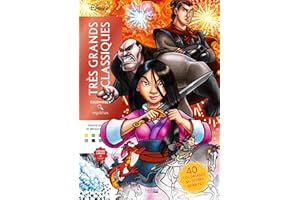 Coloriages mystères Disney - Très grands classiques: Colorie les chiffres et découvre l'image