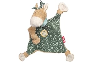 SIGIKID Schnuffeltuch Pony Wiah grün- Baby Schmusetuch - Spielzeug Stofftier Kuscheltier – Stofftuch für Neugeborene - Plüschtier zum Trösten für Babys und Kleinkinder ab Geburt geeignet