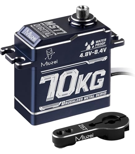 Powerhobby Corno Servo 25T In Alluminio Blu Per Savox 1256tg 1283sg 1252mg