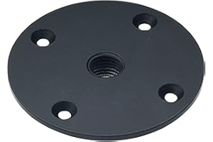 K&M - 24116 - Placa de montaje - negra