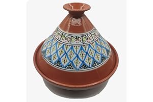 ETNICO ARREDO Tajine 2910201102 Casserole en terre cuite style marocain XL 32 cm