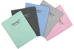 ILBAY'S BY UMIT ILBAY ilbay's Chiffons de Nettoyage hautement absorbants [Pack de 5] - Nettoyage sans Traces et sans Produit de Nettoyage pour la Voiture, la Cuisine, la Salle de Bain et Plus, Dimensions 40x60 cm