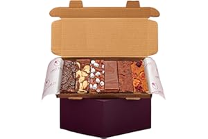 Simply Cake Co. - Favourites Mix (No Nuts) - 6 Piece - Delicious Selection - Homemade Brownies, Millionaire's Shortbread & Rocky Road - Gooey & Indulgent - Luxury Treats - Flavourful