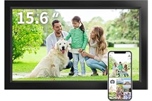 Veidoo 15.6 inch Large WiFi Digital Picture Frame with 1920 * 1080 IPS Touch Screen, Built in 32GB Memory, Auto-Rotate&Wall-Mounted, Digital Frame Share Photos and Videos via Free Frameo App