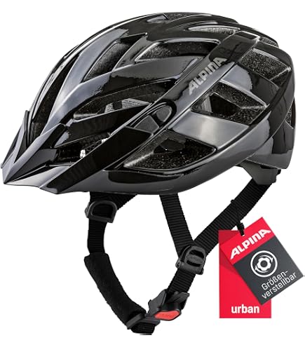 Alpina A9713 Fahrradhelm, Schwarz Matt, 57-62 cm : Amazon.de: Sport &  Freizeit