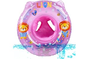 GEWDW Baby Swimming Ring Float, Inflatable Swimming Pool Float with Seat, Baby Swim Seat for 3-36 Months Toddler Children Baby Bath Swimming Float 6-12 Months