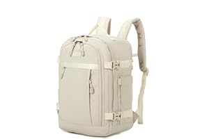 BRIJAY Zaino Ryanair-Easyjet Cabin 40 x 20 x 25 cm (20 L) | Zaini gives air travel | Borsa da Cabina Zaino per Uomo e Donna da Lavoro Lavoro Viaggio e Trekking Scuola (BEIGE)