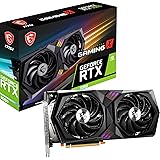 MSI GeForce RTX 3060 Gaming X 12G Carte Graphique - GPU RTX 3060, GDDR6 12Go (15Gbps/192 Bits), PCIe 4.0-2 x Ventilateurs TOR