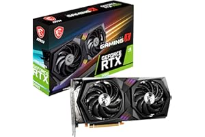 MSI GeForce RTX 3060 Gaming X 12G Carte Graphique - GPU RTX 3060, GDDR6 12Go (15Gbps/192 Bits), PCIe 4.0-2 x Ventilateurs TORX 4.0 - HDMI 2.1, DisplayPort 1.4a