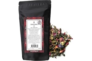 ‎SOOLONG Soolong Nr. 14 Premium Tee aus China - Oolong mit Rosenblüten und Lavendel - Sanft und beruhigend - Nachhaltiger loser Tee - Nachfüllpackung 100g - Genießen Sie den Geschmack Chinas mit Soolong