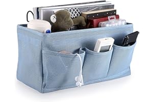 IGNPION Siatka nocna wisząca do przechowywania kieszenie na łóżko kosze dormitorium organizer na łóżko Caddy wielofunkcyjna wisząca torba do przechowywania do domu biura szkoły akademika szpitala,