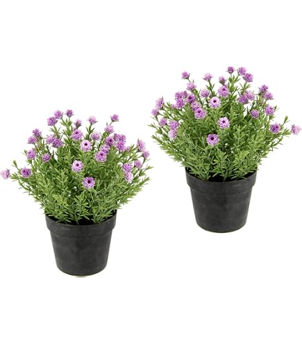 Künstlicher Salbei Im Topf – 28 Cm Hoch, Mit Pinken Blüten, Naturgetreu & Pflegeleicht