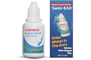 ELEGANT ORGANIC SOLUTIONS SWIM-EAR Swim-Ear Ear Drying Aid Drops, 29.57ml, Fast Acting Water Removal, for Swimming and Water Sports