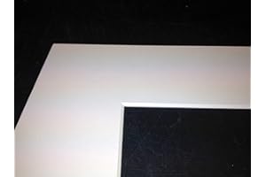 ART & MORE GMBH Passepartout Weiss 10 x 15 cm für Ausschnitt 9 x 13 cm - 1 Stück