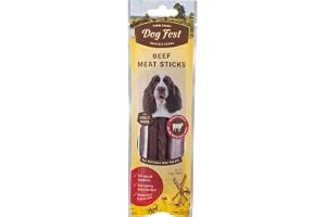 Dog Fest Beef Meat Sticks for Adult Dogs,Dog Treats - 45g -1.59oz