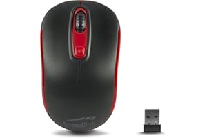 ‎SPEEDLINK Speedlink CEPTICA Mouse Wireless - Kabellose Maus fürs Büro/Home Office, 10 m Reichweite, DPI-Schalter, für PC, Laptop, Notebook, schwarz