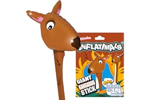 Inflatimals - Kangourou de Deluxebase. Ballon gonflable géant en forme d'animal mignon. Jouet cadeau pour enfants ou décoration pour fête d'anniversaire