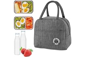TZQFROCE 6L Lunchtasche Isolierte Mini Kühltasche mit Isolierter Aluminiumfolie Kühltasche Herren Damen Lunchbag Picknicktasche für Büro Reisen Picknick Wandern Grillen - Marineblau