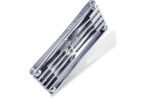 Pro Bike Tool Bike Multitool 8 in 1 Reliable, Compact and Lightweight Repair Kit for Road and Mountain Bikes. Strong Full Stainless Steel, No Rust, Long Leverage Bicycle Tools, Includes Bag