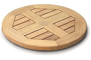 Jati Teak Wooden Lazy Susan - 50cm