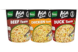 ‎KNORR Knorr Instant Nudeln Asia Noodles Mix schneller Asia Snack fertig in nur 3 Minuten 24x 1 Portion