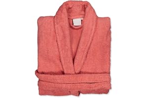 BOSKIMO - Albornoz Unisex - Albornoz de Ducha para Hombre o Mujer - 100% Algodón - Rizo y Terciopelo - Disponible con Capucha