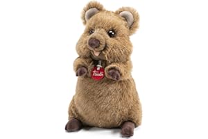 Trudi Quokka Arturo Quokka mascotte peluche, regalo di Natale e compleanno. | 18x30x18cm taglia M | Animali Esotici tropicali | modello 27145