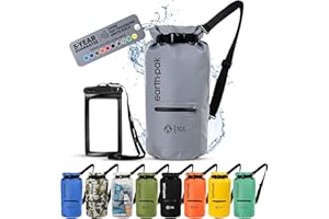 Earth Pak - Torrent Series Waterproof Dry Bag Keeps Gear Dry for Kayaking, Boating, Hiking, Camping and Fishing with Waterproof Phone Case