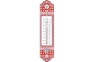 TFA DOSTMANN Blooming Weather 12.2052.05 Thermometer - Red