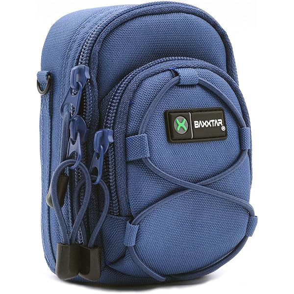 Housse Baxxtar Bluestar V4 Pour Appareil Photo Compact - Bleu - Protection Nikon Canon Panasonic