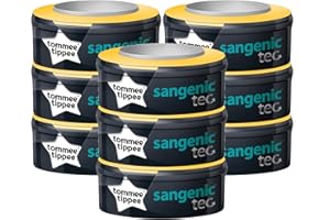 Tommee Tippee - Recharges Sangenic TEC avec une Douce Odeur de Citron, Lot de 9