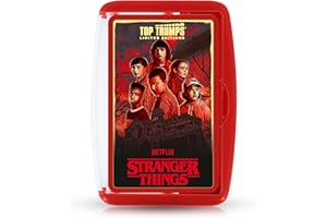Top Trumps Stranger Things Limited Edition Card Game – Fun Gift for Ages 15+, 2+ Players, Featuring Eleven, Mike & Dr. Brenner