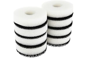 LTWHOME Anillos de espuma y carbono compatibles para juego de filtros Biorb (paquete de 16)