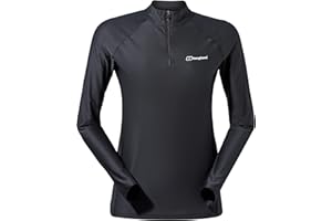 Berghaus Women's 24/7 Half Zip Long Sleeve Tech Baselayer T-Shirt