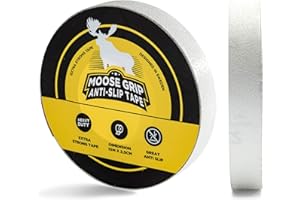 Safestep 15 m x 2,5 cm Moose Grip Hochwertiges und leicht zu reinigendes Anti-Rutsch-Klebeband für Treppen im Innen- und Außenbereich (Premium, Transparent, 15 m x 2.5 cm)