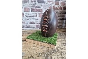 ALL SPORT VINTAGE - Mini Ballon - Choix Socles Disponibles - Cuir De Vachette - Cousu Main - Marque Française