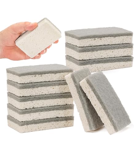 Spugne Da Cucina Biodegradabili Bio4You - 12 Pezzi Compostabili In Cellulosa E Cocco - Foto 3