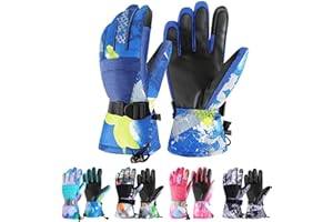 TMEOG Rękawiczki narciarskie mężczyźni kobiety Śnieg rękawice Unisex Termiczne Zimowe Dotykowy Ekran Wiatroszczelna Wodoodporne Rękawice Snowboard,Jazda rowerem,Motocykl