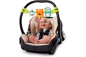 Bright Starts Take Along Toy Bar for Baby Car Seats/Carriers