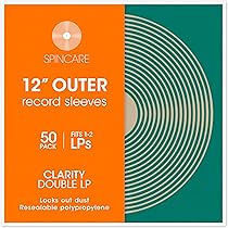 Gatefold Pochette carton pour 2 disques de vinyle 33T, couleur: noir | Pochettes Vinyle LP 33T