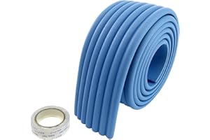 HIMRY Universel Rouleau de Mousse, 200cm x 80mm x 8mm, Epaissir Mousse Antichoc Sécurité pour Bébé Kits, Enfants sécurité Anti-Crash, Tout Usage sécurité de bébé Protecteur. Bleu, KXD7002 Blue