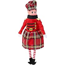 ELVES BEHAVING BADLY 12" RED XMAS SHELF ELF NAUGHTY LITTLE BOY ELFIE CHRISTMAS E - Foto 4