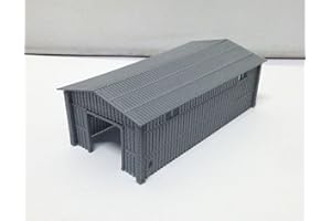 Outland Models Grand abri de jardin en métal pour entrepôt/usine échelle Z