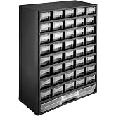 tectake Sorter Module for Small Parts, 41 Removable Drawers, Storage Boxes, Organizer Modules, Ideal Hardware &amp; DIY, 30 x 13.