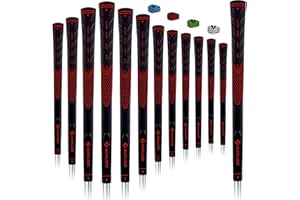 SAPLIZE CC01 - Agarres de golf de goma, 4 colores disponibles, agarre de goma antideslizante estándar/mediano para palos de golf