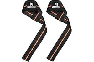 NATIVODEX Straps Gym - Correas Levantamiento de Pesas Acolchadas - Silicona Extra Grip - Perfectas para Gym, PowerLifting y Crossfit