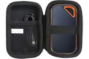 Khanka Eva Borsa da Viaggio Custodia Caso Scatola per SanDisk Extreme PRO SSD Portatile 250 GB / 2 TB / 1 TB / 500 GB (Custodia per SanDisk Extreme Pro)