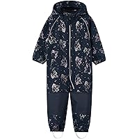 NMMALFA08 SOFTSHELL SUIT AOP 1FO NOOS Walnut FARM